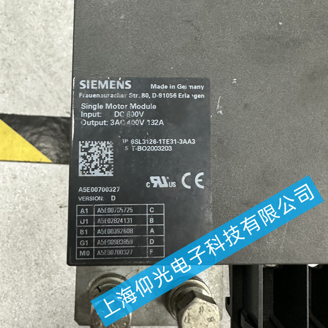 �C�����T���ŷ������S�ވ�F01011 6SL3136-7TE25-5AA3