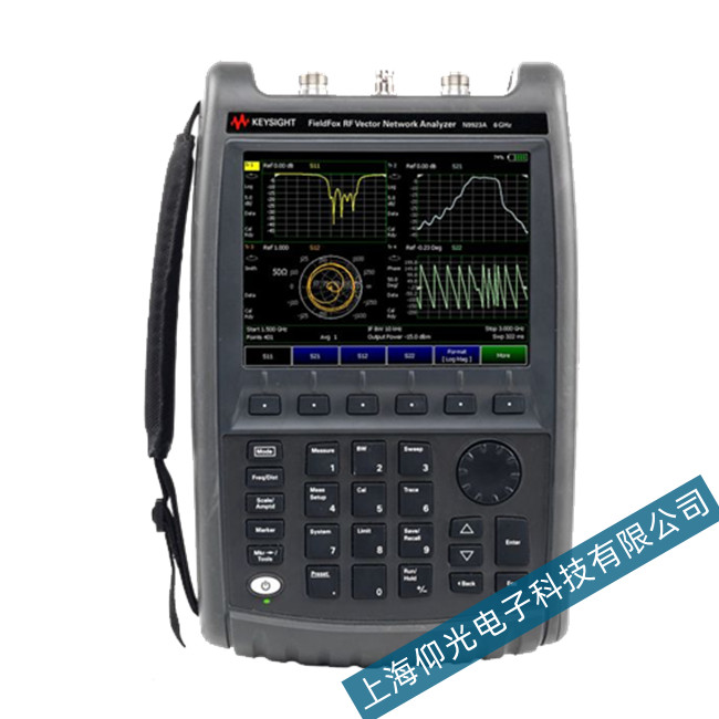 N9923A�ǵ�FieldFox�ֳ�ʽ���lʸ���W(w��ng)�j(lu��)�����x�@ʾ����(w��n)�}�S��